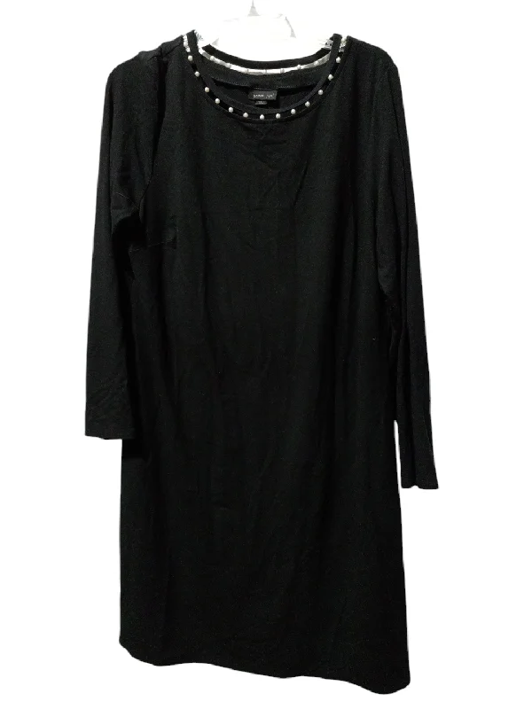 Dress Casual Maxi By J. Jill In Black, Size: L