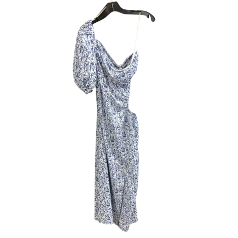 Dress Casual Maxi By Lush In Blue & White, Size: S