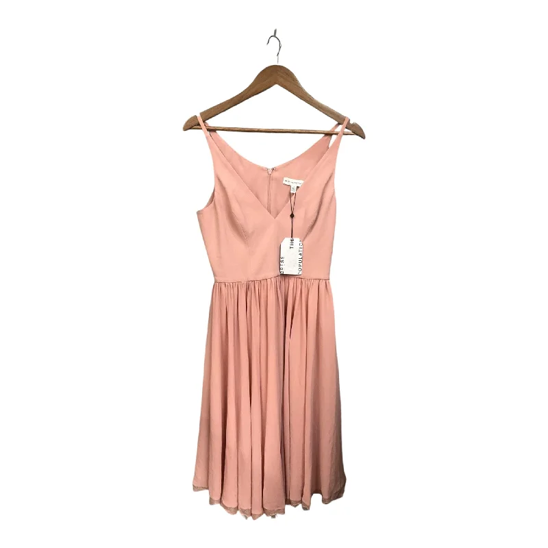 Dress Casual Midi By Dress The Population In Pink, Size: S