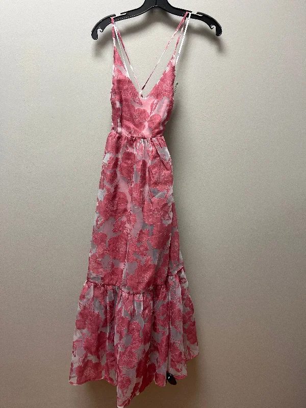 Dress Casual Midi By Lulus In Pink, Size: S