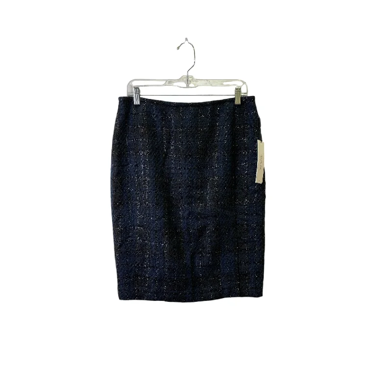 Skirt Midi By Calvin Klein In Blue, Size:8