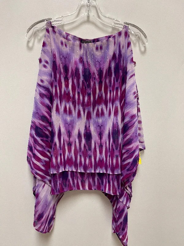 Top Short Sleeve By Chicos In Purple, Size: S