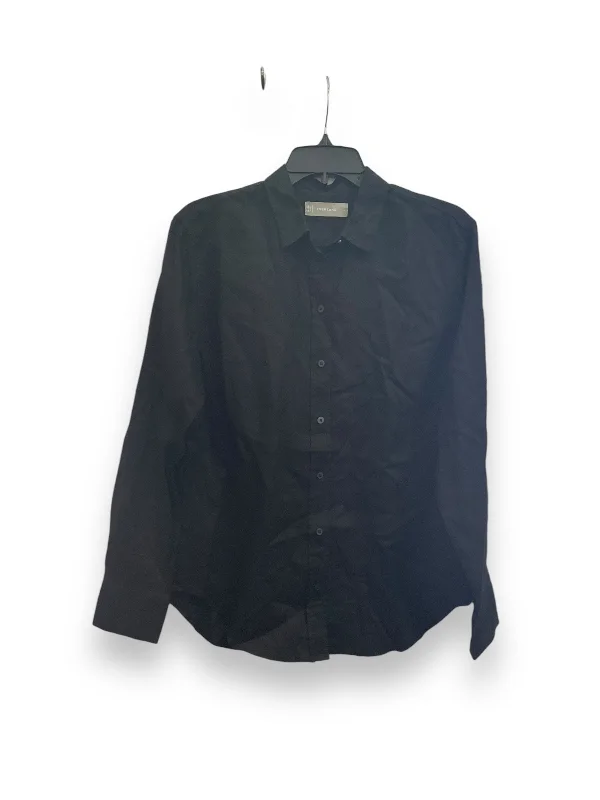 Blouse Long Sleeve By Everlane In Black, Size: S