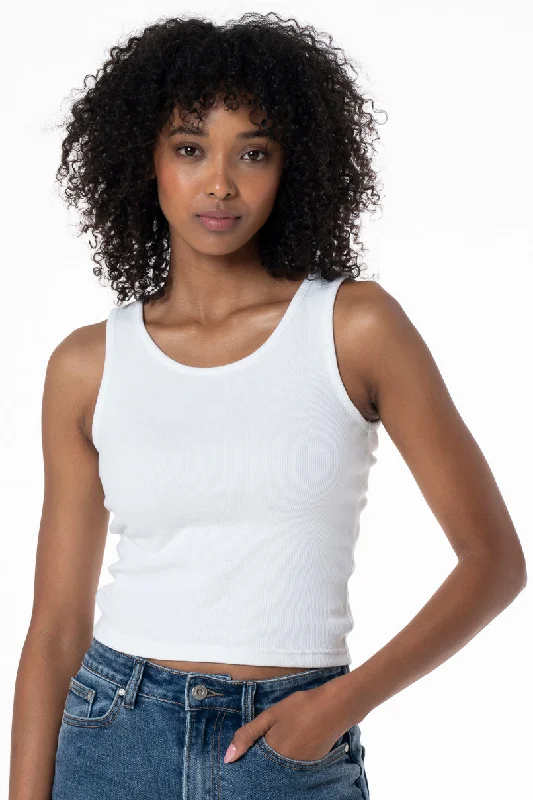 Scoop Neck Tank _ 143380 _ White