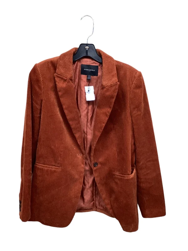 Blazer By Banana Republic In Orange, Size: S