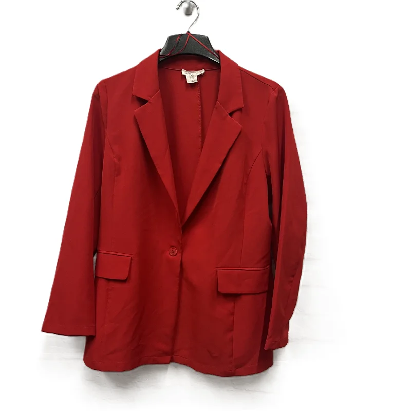 Blazer By Happily Grey In Red, Size: Xl