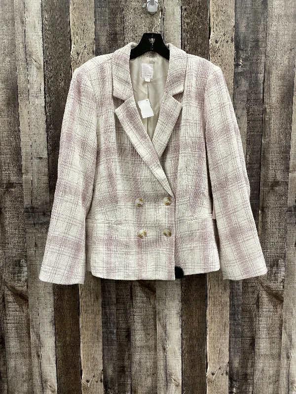 Blazer By Lc Lauren Conrad In Plaid Pattern, Size: 2x