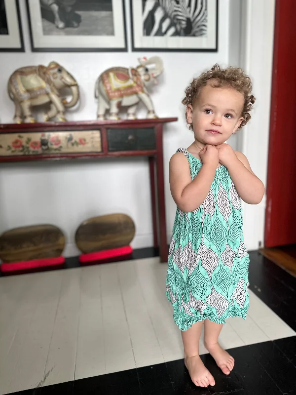 NEW | Mini Smash Pocket Dress | Aqua Pods