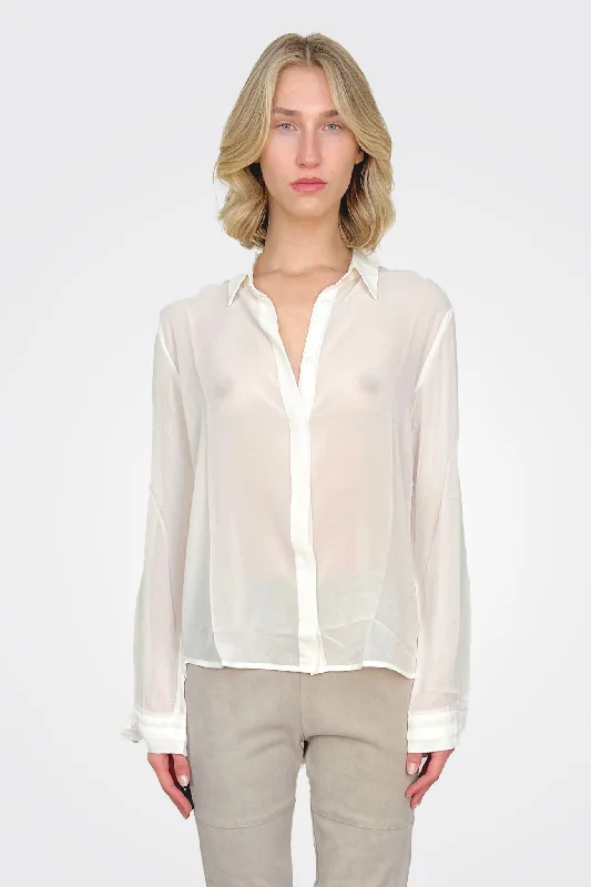 Silk Shirt - White