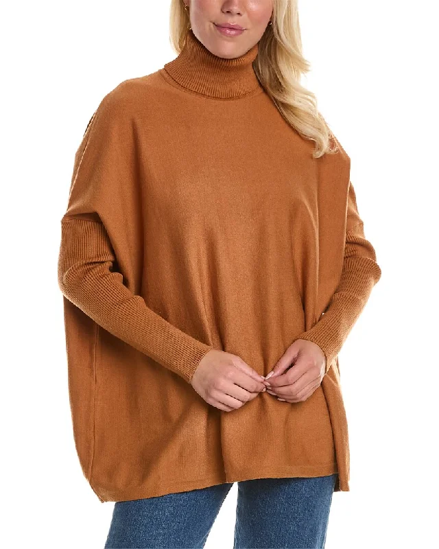 Joan Vass Turtleneck Boxy Pullover