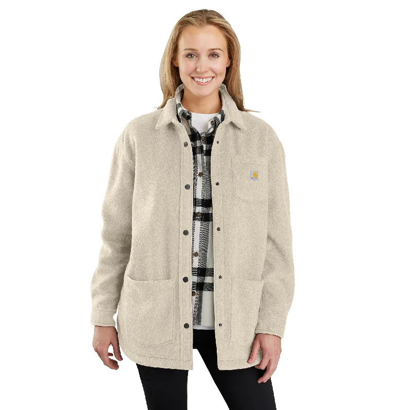 Women's Fleece Shirt Jacket