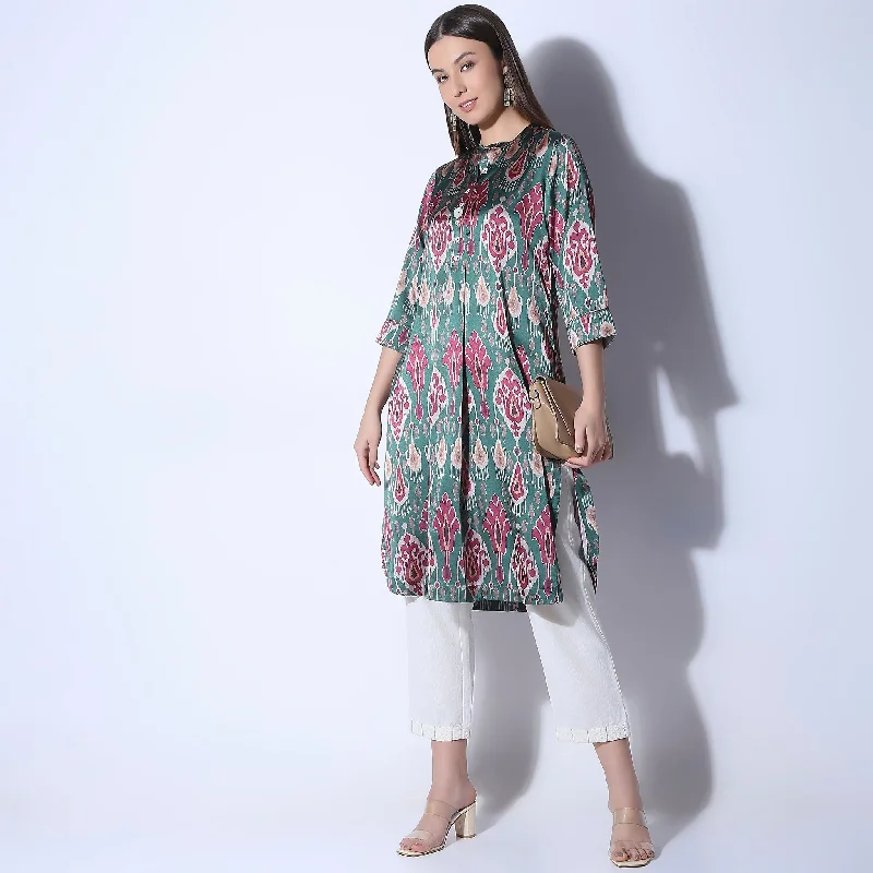 Straight Fit Printed Kurta