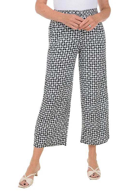 Checkerboard Palazzo Pant