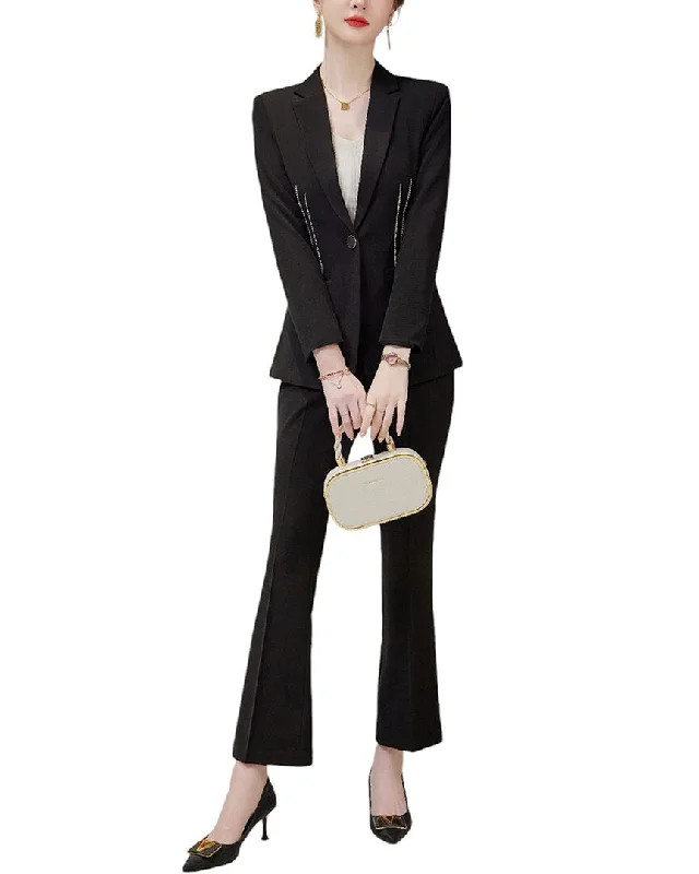 Bossy Chic 2pc Blazer & Pant Set