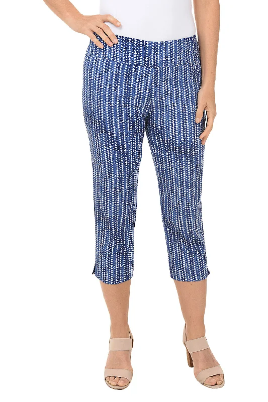 Petite Twilight Sky Pull-On Crop Pant