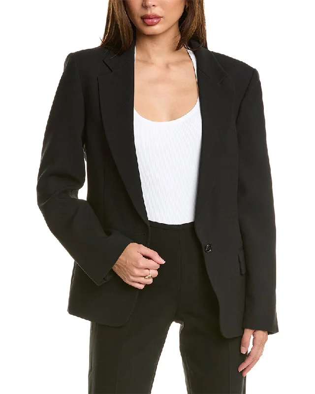 Michael Kors Collection Crepe Sable Cutaway Jacket