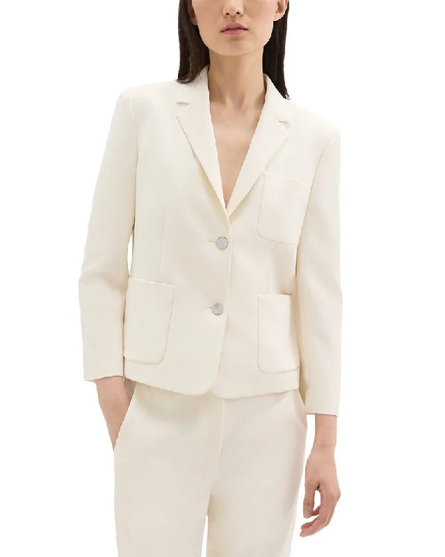 Theory Shrunken Patch Pocket Blazer