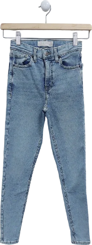 Topshop Blue Jamie Jeans W 25 L 30