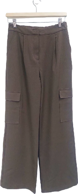 Tu Brown Cargo Trousers UK 8L